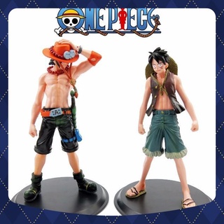 Bộ 2 Mô hình nhân vật Ace - Luffy - One Piece