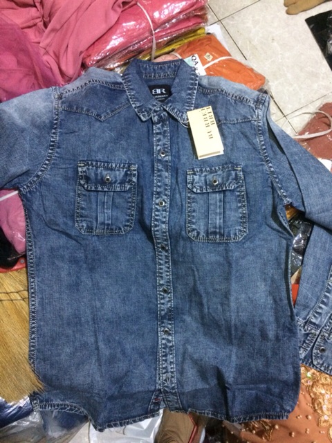 Áo sơ mi jeans nam cao cấp X2