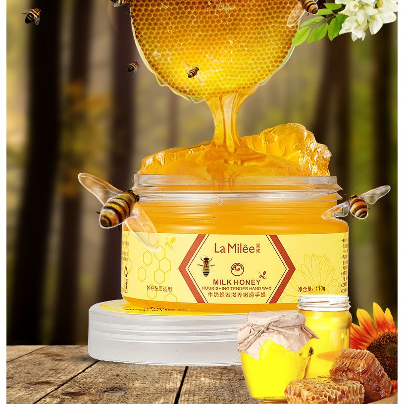 Kem lột da tay sáp ong với hoa cúc vàng. Tẩy tế bào chết,dưỡng ẩm trắng mịn, mềm mại và an toàn.