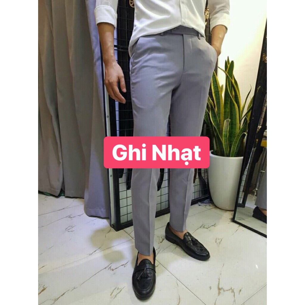 Quần âu quần tây nam co giãn nhiều màu sành điệu cực chất cực sịn | BigBuy360 - bigbuy360.vn