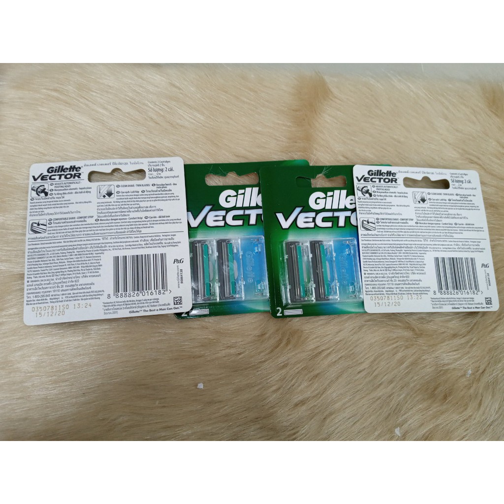 Lưỡi dao lam GILLETTE VECTOR  25K/VỈ FREESHIP  Lưỡi lam được làm từ thép không gỉ