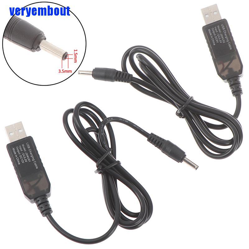 Cáp Tăng Áp Usb 5v Lên Tới 9v 12v 3.5x1.35mm