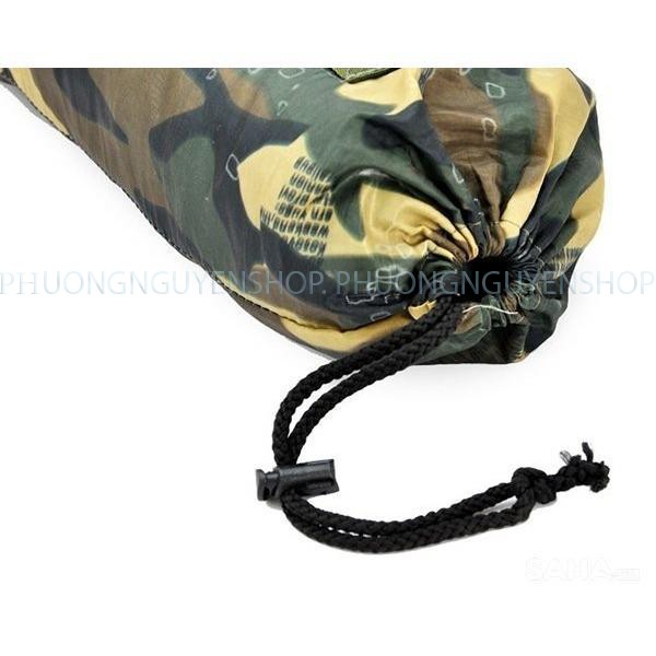 VÕNG DÙ 2 LỚP MÀU RẰN RI KÈM 5M ĐÂY ( dây bản to 1,3 cm )