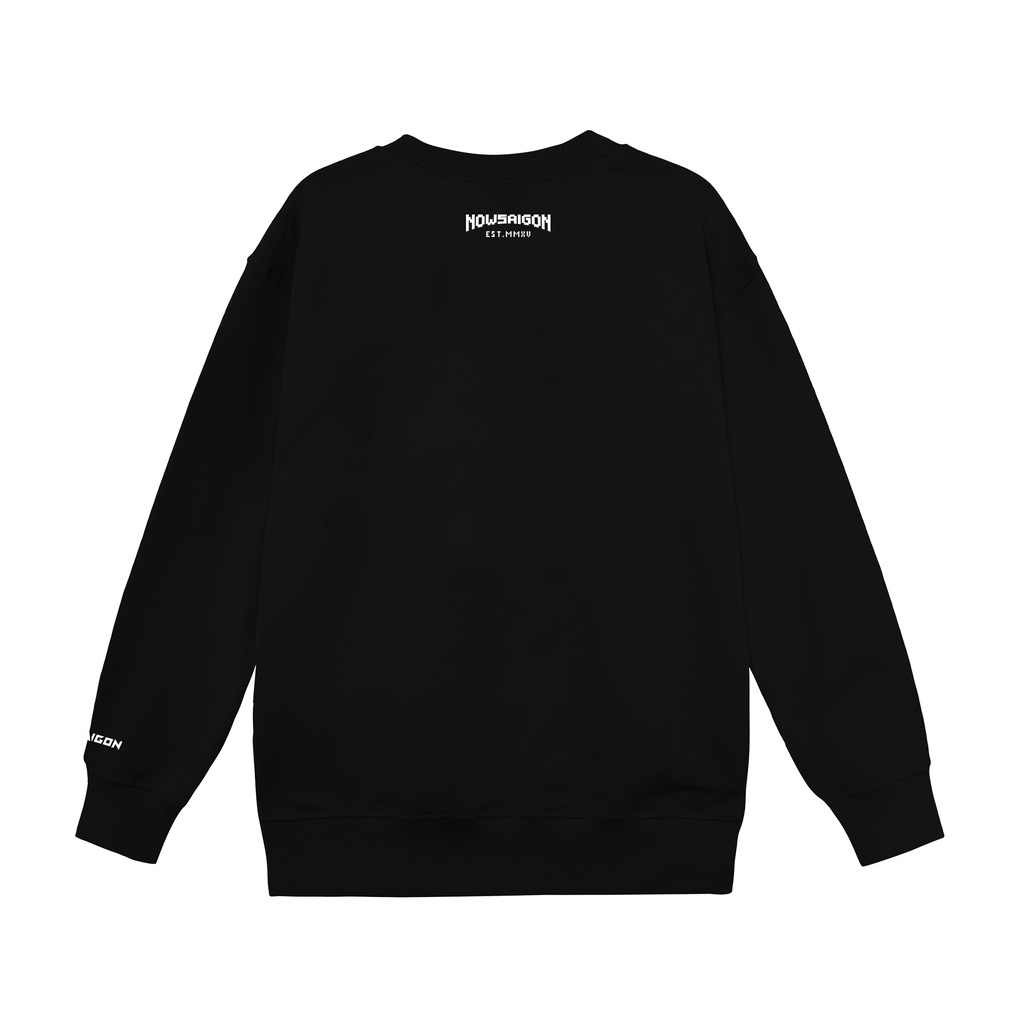 Áo khoác nỉ NEEDS OF WISDOM Pixel Nowsaigon Sweater - Local Brand Chính Hãng