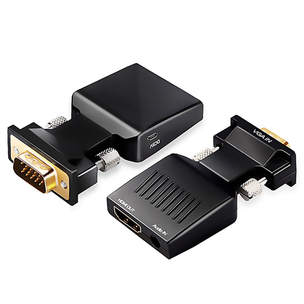 Đầu chuyển đổi từ cổng VGA sang cổng Hdmi Full Hd 1080p cho máy tính PC/ Laptop