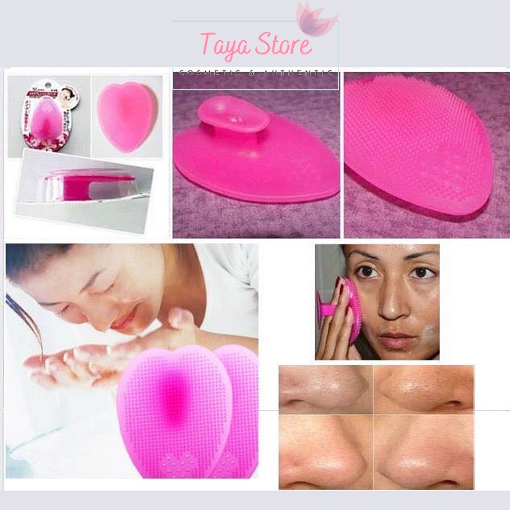 Miếng rửa mặt silicon Loven Make Cleansing Pad Nhật Bản