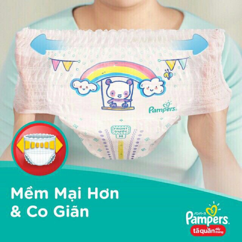 Tã bỉm quần pamper giữ dáng mới M60/L54/XL48