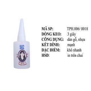 keo 502 dán 3 giây Thuận Phong