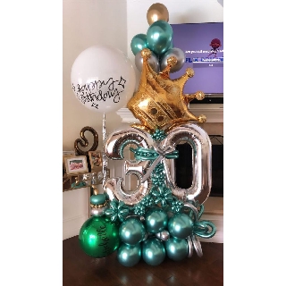 Bóng số 1-9 trang trí sinh nhật size 40cm