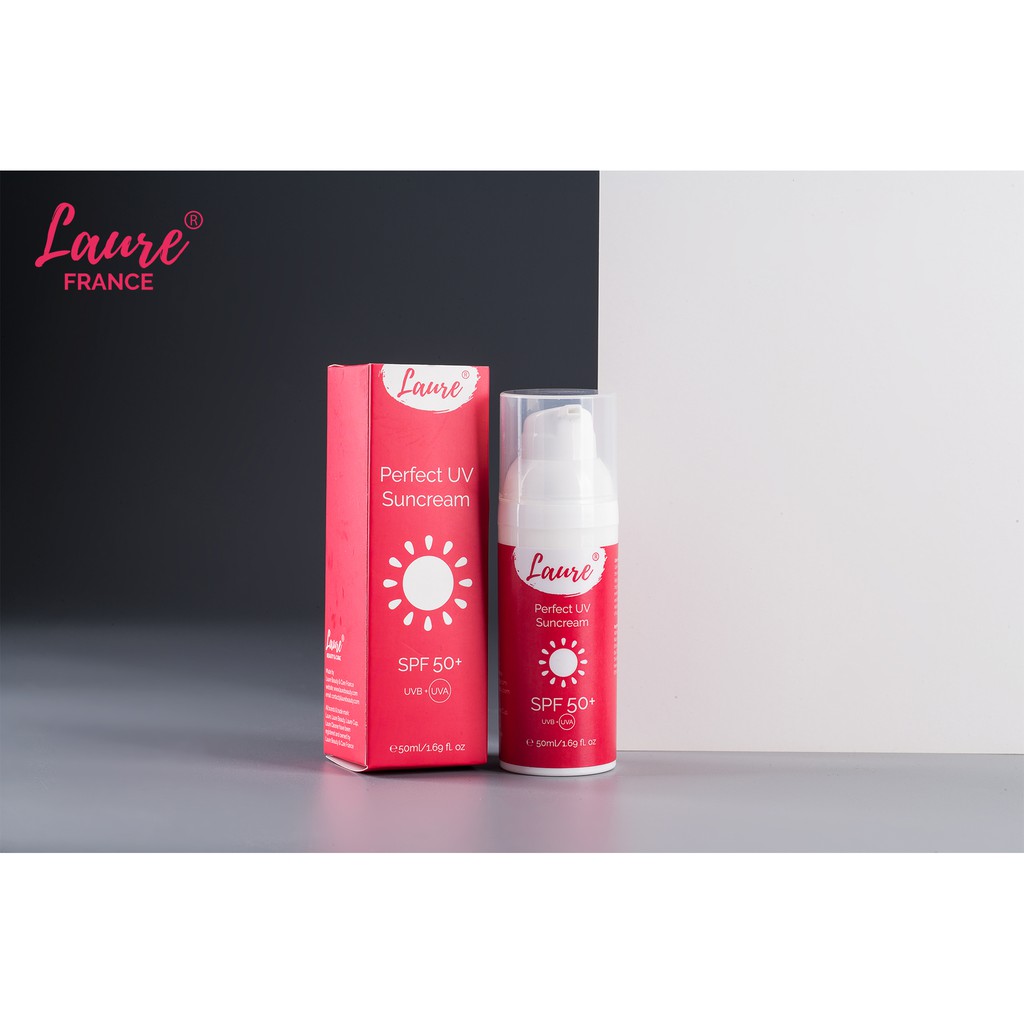 Kem chống nắng Laure SunCream Perfect UV chính hãng Pháp tặng kèm nước hoa Laure