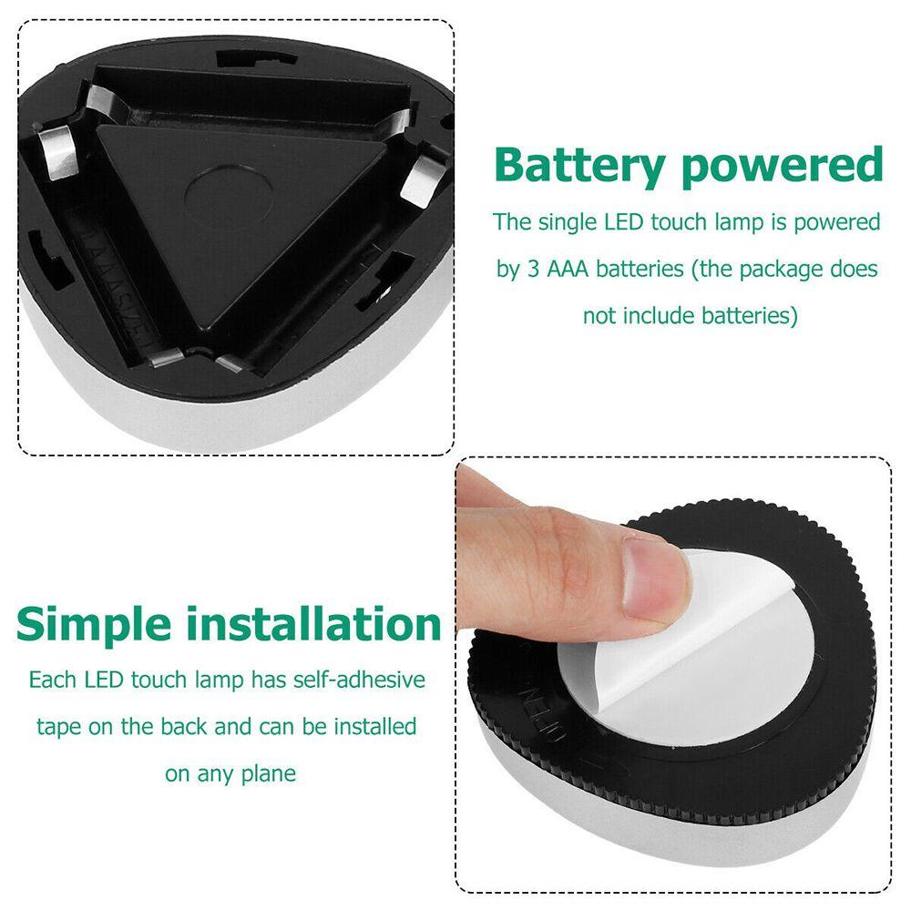 Đèn Ngủ LED Không Dây Trang Trí Phòng Ngủ|Vòi Nước Dính Tường Tiện Lợi