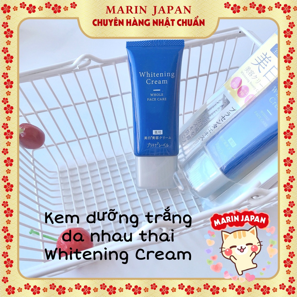 (Sale, Giá tốt) Kem dưỡng trắng da Whitening Cream nhau thai, collagen Nhật Bản