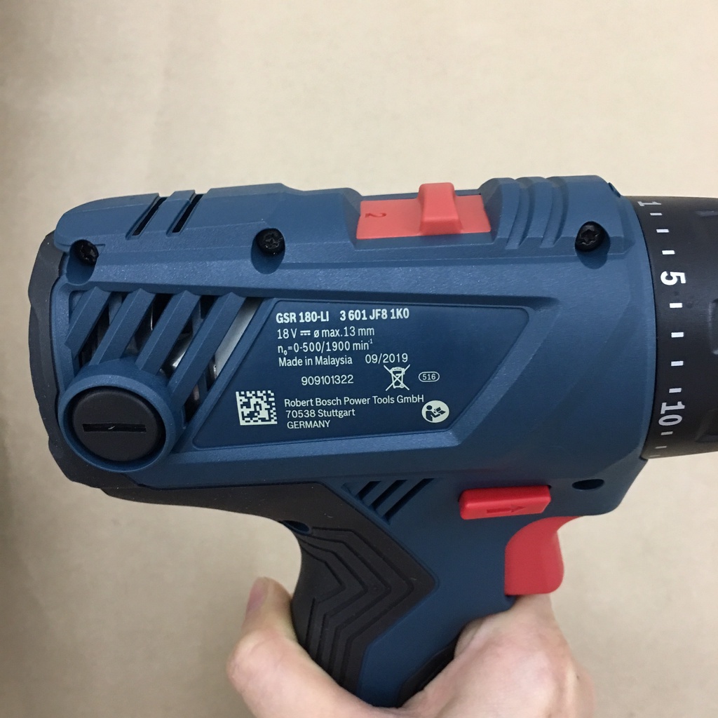 Máy khoan bắt vít dùng pin Bosch GSR 180-LI