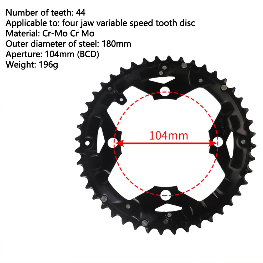 Đĩa Răng Xích 22T 32T 42T 44T Cho Xe Đạp Leo Núi Shimano