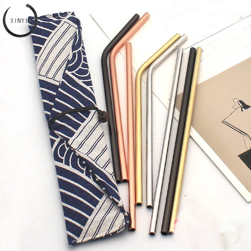 Set ống hút hoặc cọ vệ sinh từ inox 304 chất lượng cao