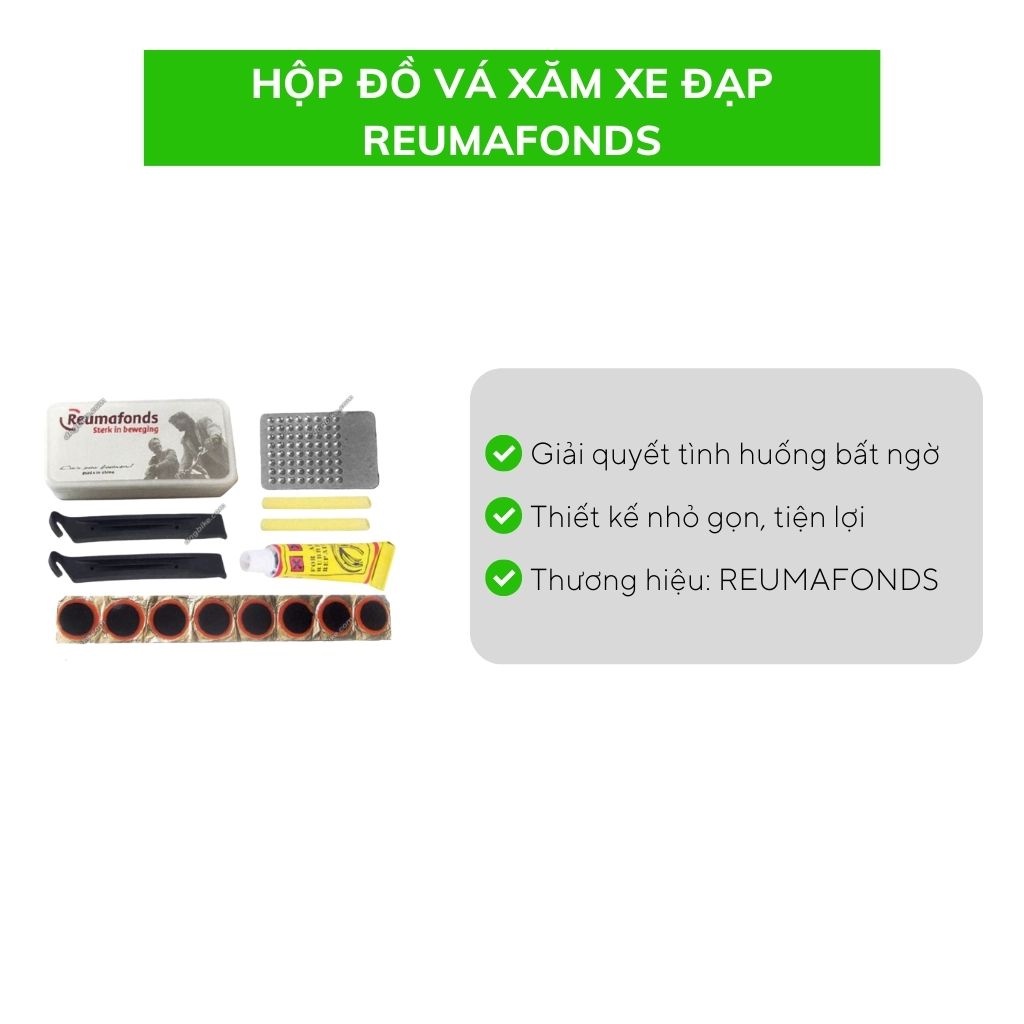 Hộp đồ vá xăm xe đạp REUMAFONDS