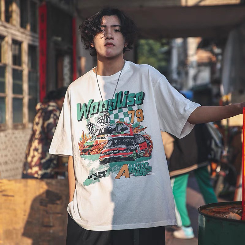 Áo Thun Cotton UNISEX - Áo Phông Tay Lỡ Form Rộng AT 79