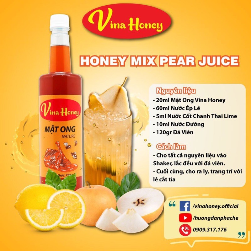 Mật Ong Vina Honey 750ml