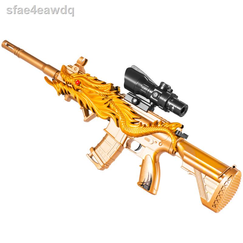 ☏♧five claw golden dragon m416 soft bullet gun toy boy sniper assault chicken full set of equipment children s simulatio