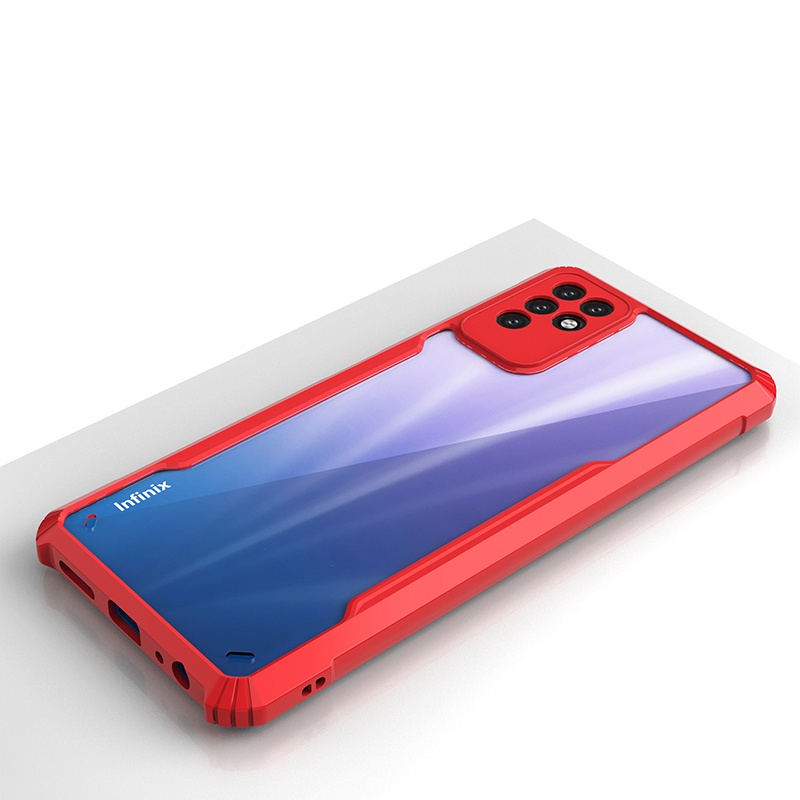 Airbag Case Infinix Note 11 Pro Note 10 8 HOT 10S 10T 10i 11S Hot 10 Play Casing Transparent Shockproof Cover