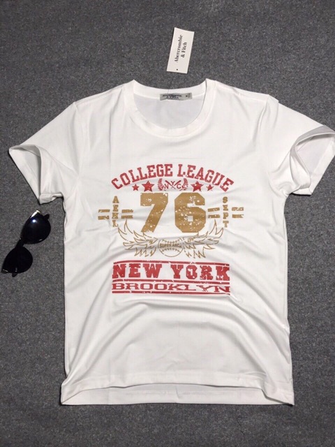 Áo thun ngắn tay thời trang nam 76 có size to người trên 80kg