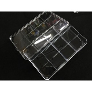 KHAY ĐỰNG KHUYÊN TRONG SUỐT/ KHAY MICA 18 Ô DẠNG NẮP RỜI
