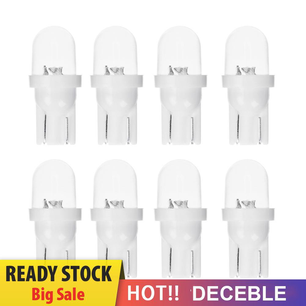 Set 8 đèn led 12V 5W T10 W5W chiếu sáng rộng tiện dụng cho xe hơi