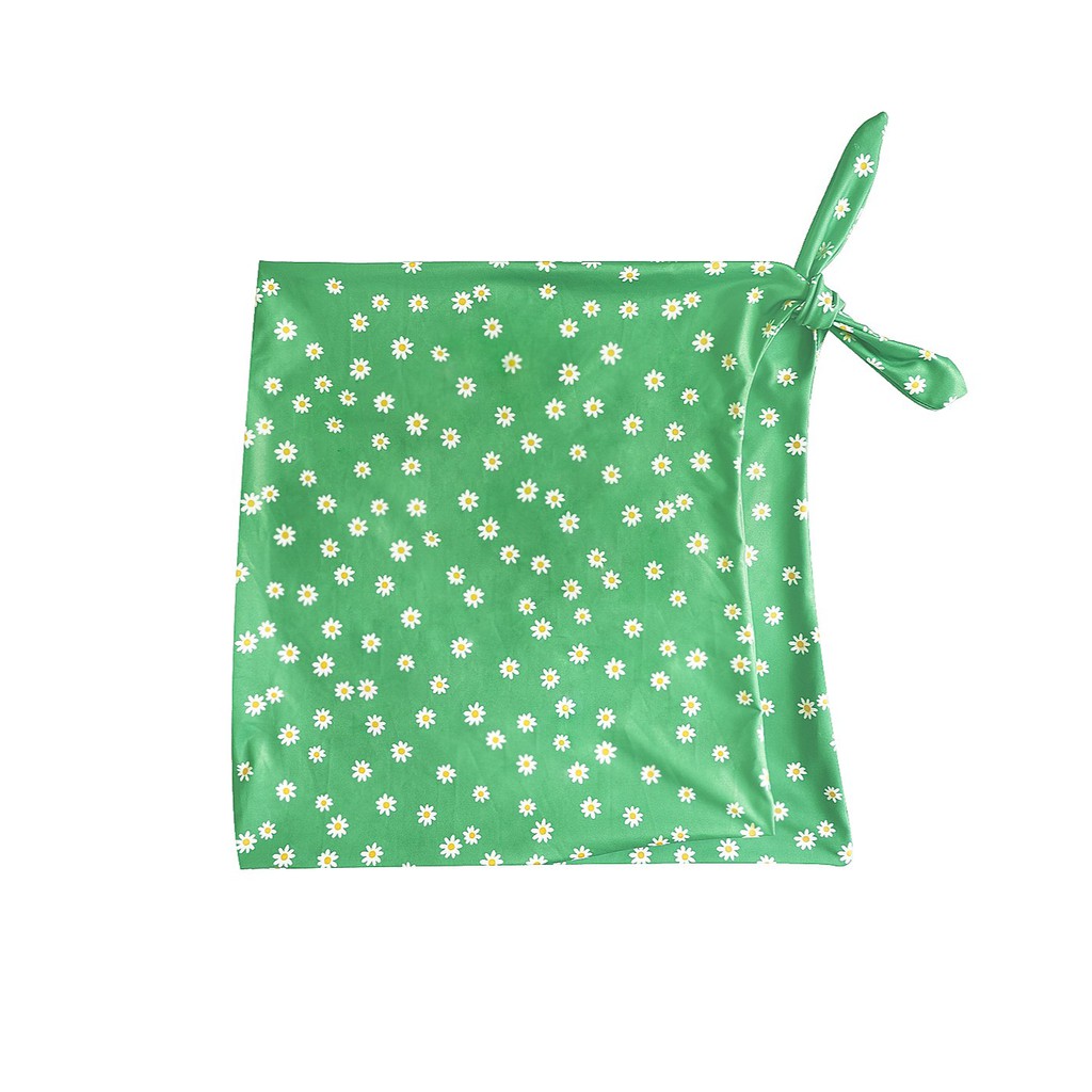 BOLD BIKINI - Váy bơi họa tiết hoa cúc xanh