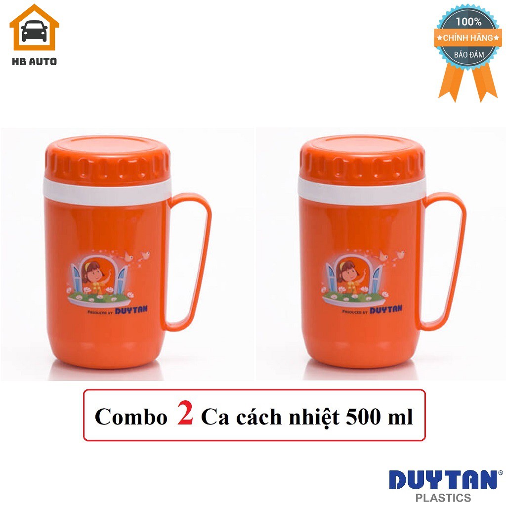 Combo 2 Ca Cách nhiệt 500ml  Duy Tân (12 x 9 x 16 cm) No.202