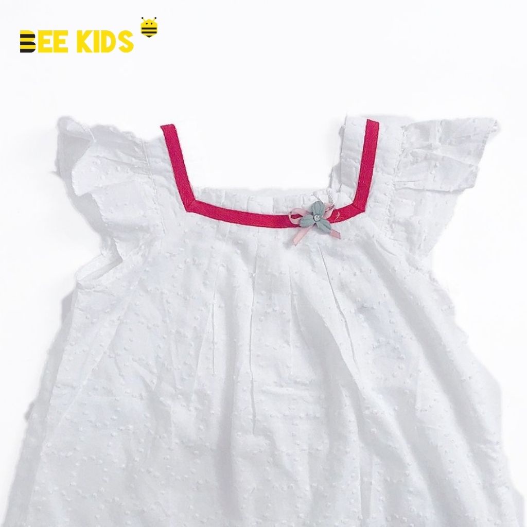 Áo Cánh Tiên Bé Gái Bee Kids tay ngắn chất cotton thô dễ thương cho bé gái (2-6 Tuổi) - 1AC01262SA