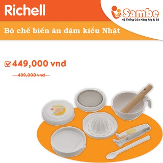 BỘ CHẾ BIẾN ĂN DẶM KIỂU NHẬT RICHELL