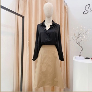 ÁO SƠ MI LỤA SATIN-SILK SHIRT