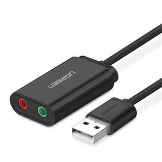 Cáp chuyển USB ra Sound - jack 3.5mm Headphone và Microphone (30724 , 30143) UGREEN