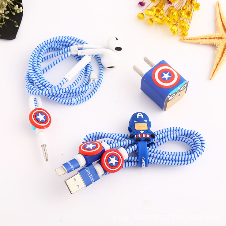 Sét dán, bảo vệ cap sạc cartoon | BigBuy360 - bigbuy360.vn