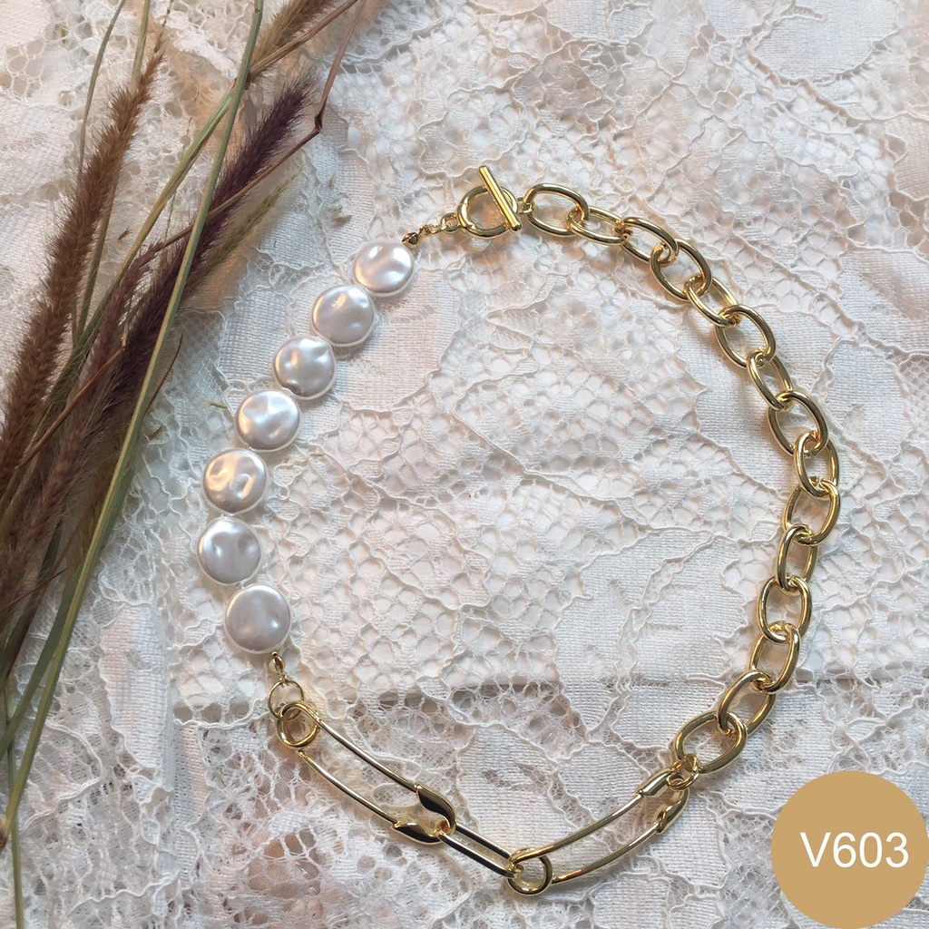 Dây Chuyền Nữ Phong Cách THời Trang Hàn Quốc V603 Namoo Jewelry