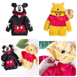 Áo khoác lông h&m sz 4m-4y