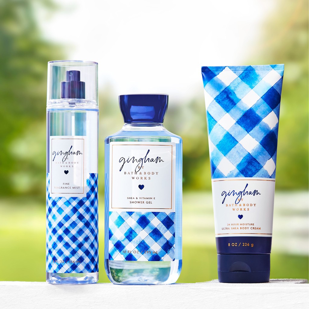 Sữa tắm & Lotion dưỡng thể Bath & Body Works mùi Gingham