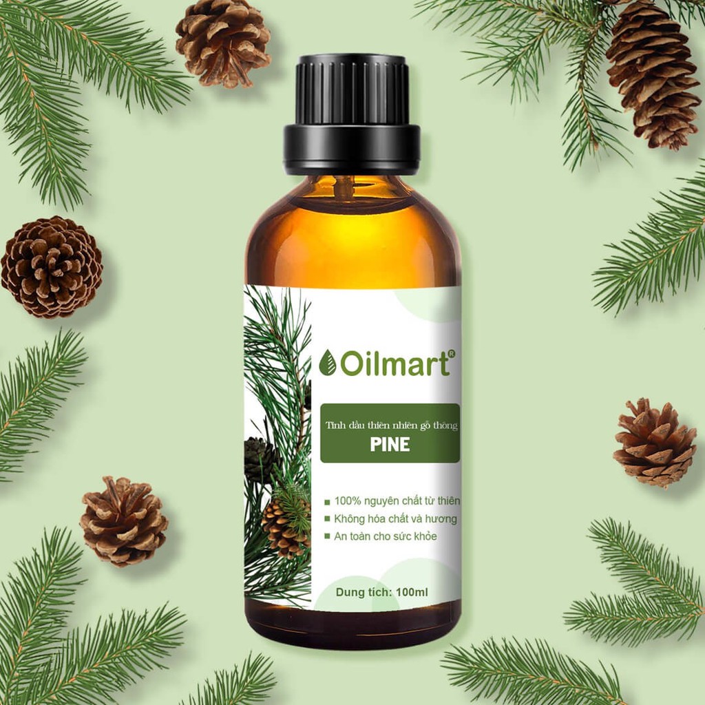 Tinh Dầu Thiên Nhiên Gỗ Thông Oilmart Essential Oils Pine