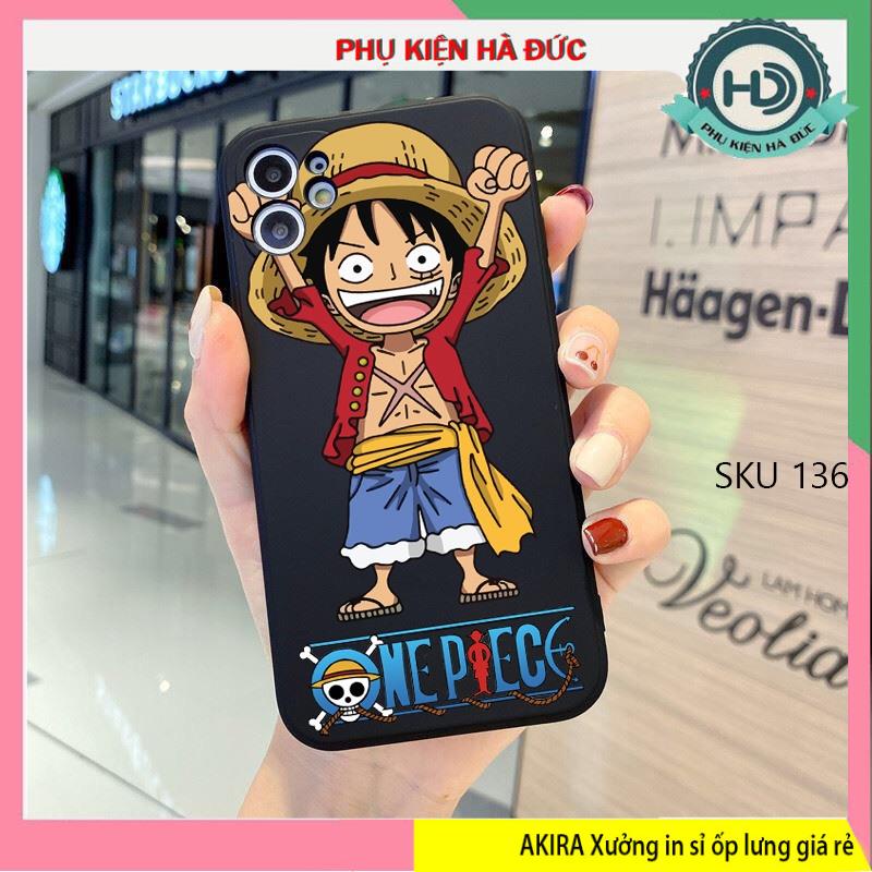 Ốp lưng iphone 14/14Pro/14Plus/14Promax Mã Luffy vuông cạnh bảo vệ camera xưởng ốp Akira