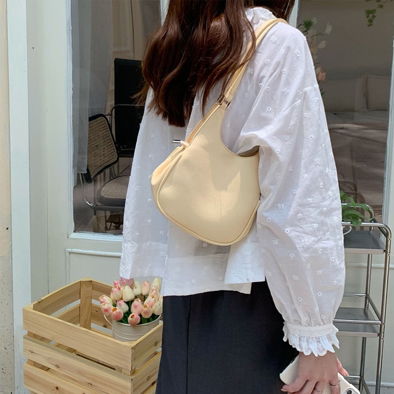 Youyo Túi Xách Đeo Vai Bằng Da PU Phong Cách Có Khóa Bấm Cho Nữ