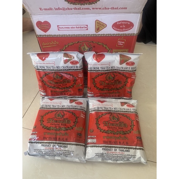 Trà Thái Đỏ Freeship - Hàng chính hãng Thái Lan 400gr/gói