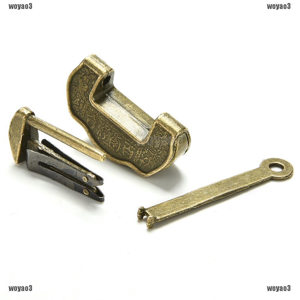 Khóa Hợp Kim Đồng Màu Vàng Phong Cách Trung Hoa