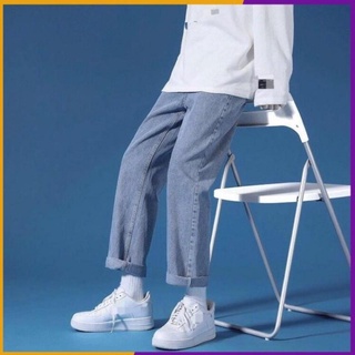 QUẦN JEAN BAGGY NAM BASIC DÁNG SUÔNG ỐNG RỘNG XANH ĐEN HÀNG CAO CẤP CHUẨN SHOP