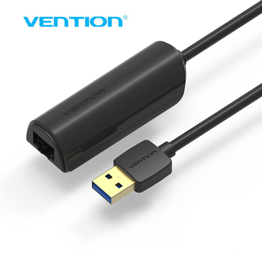 Cáp chuyển USB 2.0/3.0 to RJ45/LAN Vention, dài 15 cm - Hàng chính hãng - BEN