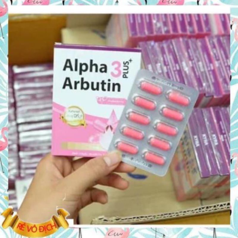 Vỉ kích trắng body alpha arbutin thái lan chính hãng