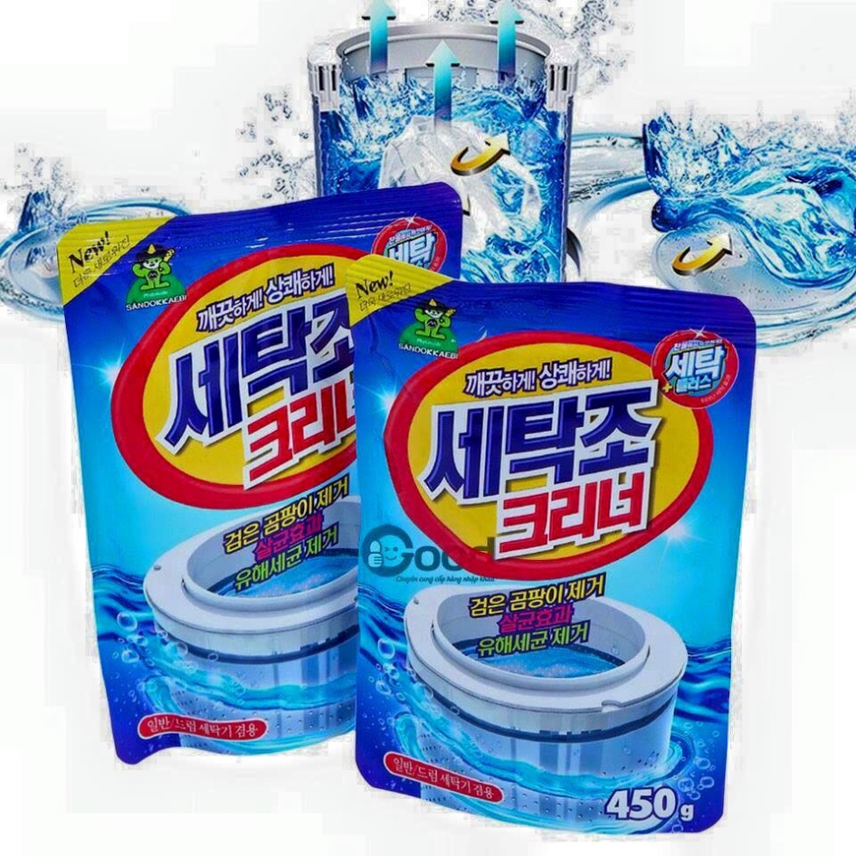 Bột tẩy vệ sinh lồng máy giặt cao cấp của HÀN QUỐC.