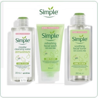 Combo 3 Món Dưỡng Da nhà Simple