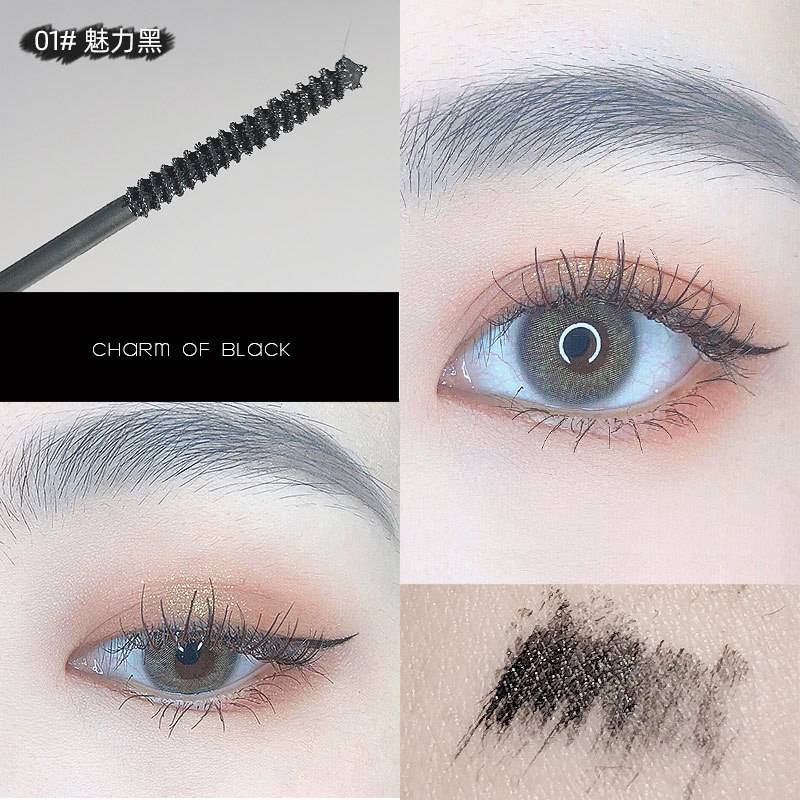 [Hàng mới về] Mascara siêu mịn chống thấm nước không nhòe màu đen/nâu thời trang