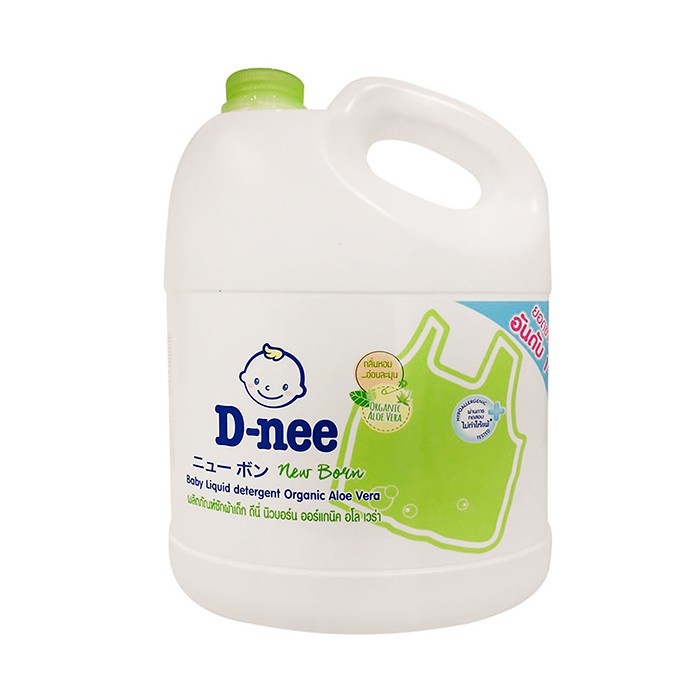 Nước giặt quần áo sơ sinh Dnee chính hãng Thái Lan an toàn thơm dịu can 3000ml