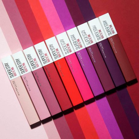 (hàng Mới Về) Son Kem Lì Maybelline Chống Thấm Nước